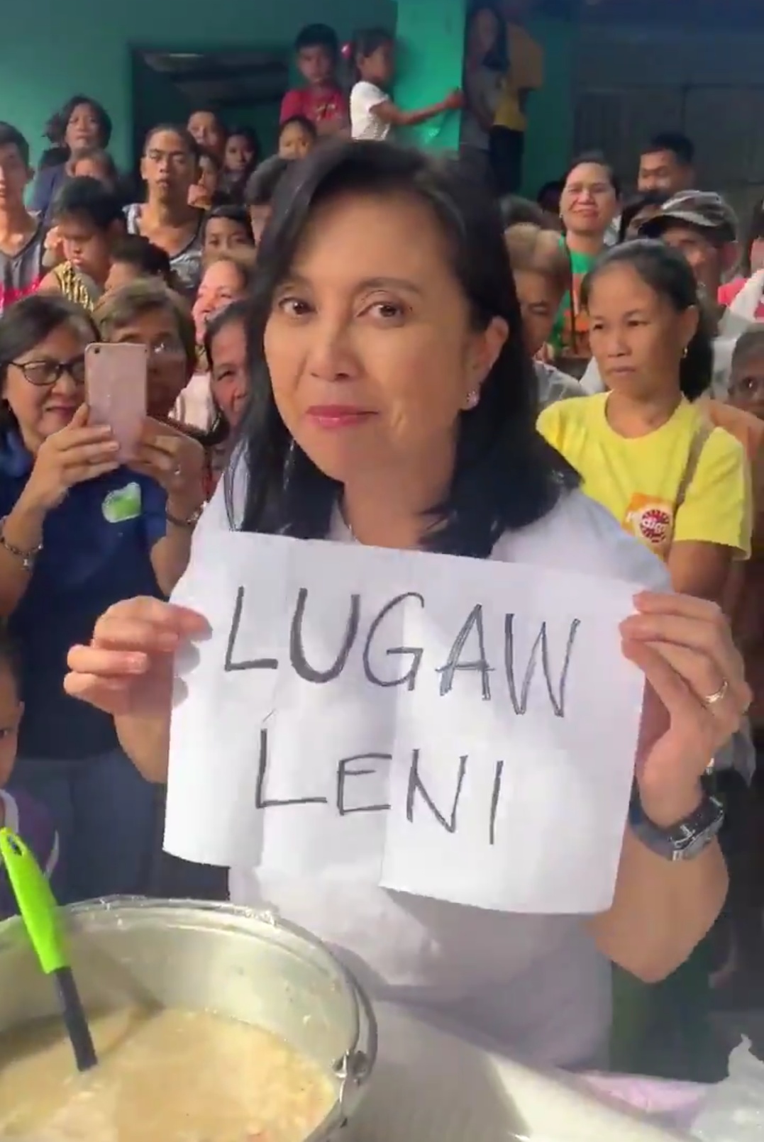 Leni Robredo routinely exploits disasters to campaign for the next national elections.
