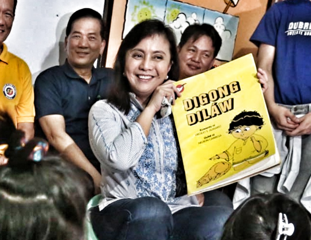 Leni Robredo reading the book “Digong Dilaw” was a really bad idea