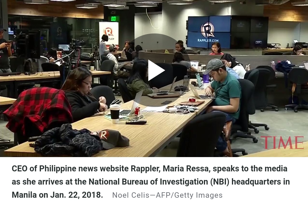 According to @TIME Magazine, Rappler CEO Maria Ressa is being harassed for being a Tax Evader!
